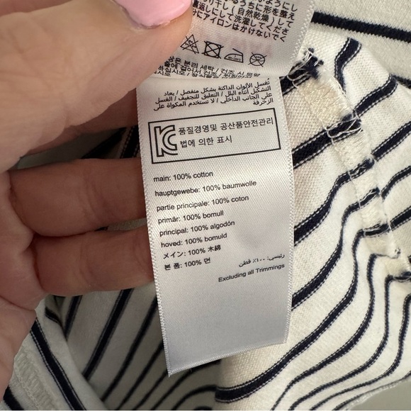 Joules Striped Bee Embroidered Mini Dress - Picture 5 of 6